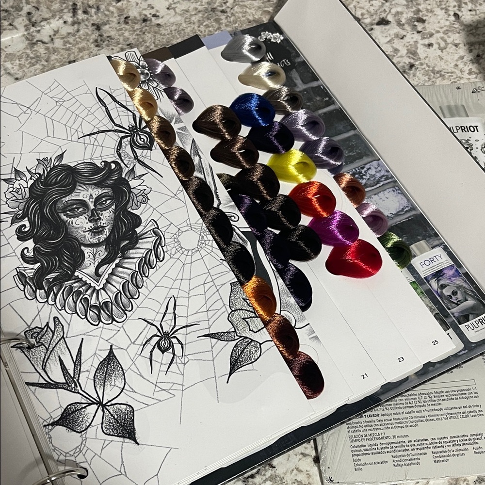 Pulp Riot Faction 8 Color Swatch Book - Picture 5 of 11